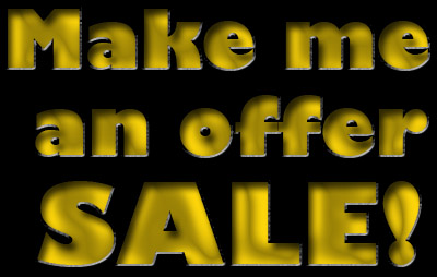 Make me an offer SALE