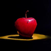 red apple